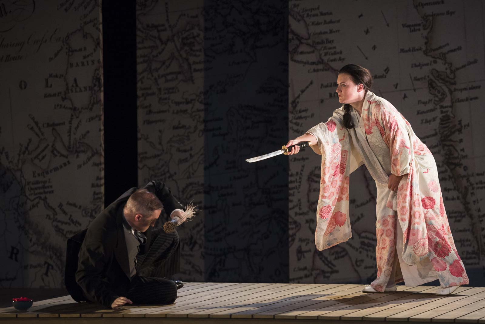 Madama Butterfly fighting off the Marriage Broker
